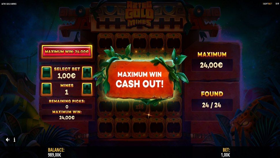 Aztec Gold Mines Slot - Max Win