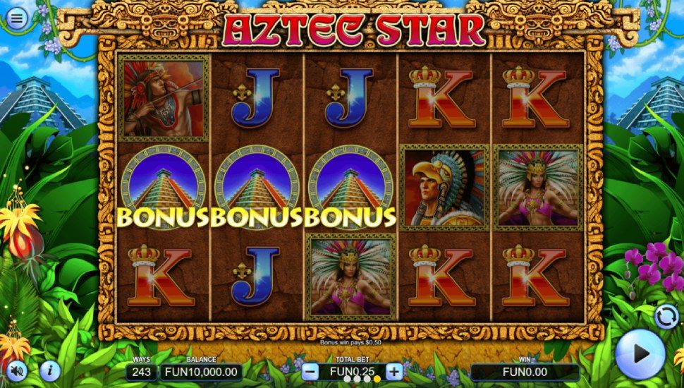 Aztec Star - Bonus Features