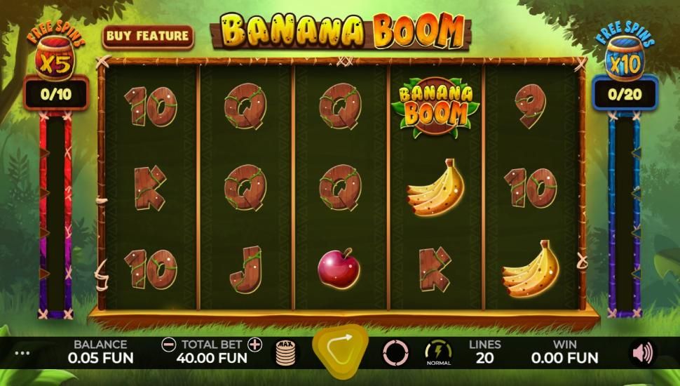 Banana Boom slot - gameplay