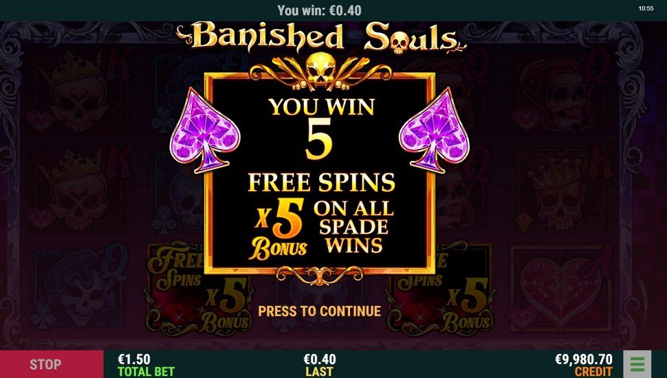 Banished Souls slot Free spins