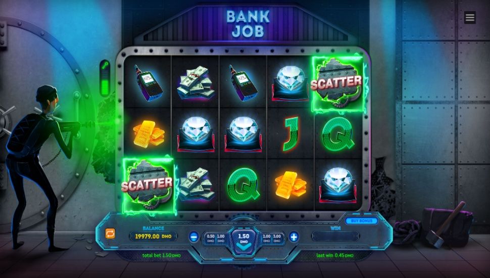 Bank Job slot gameplay 
