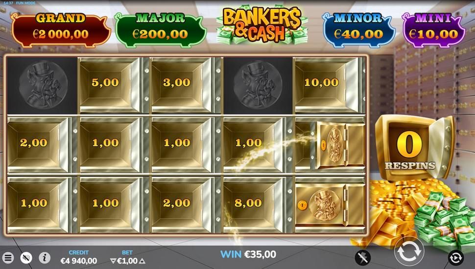 Bankers & Cash slot Makin’ Bacon Respin Feature
