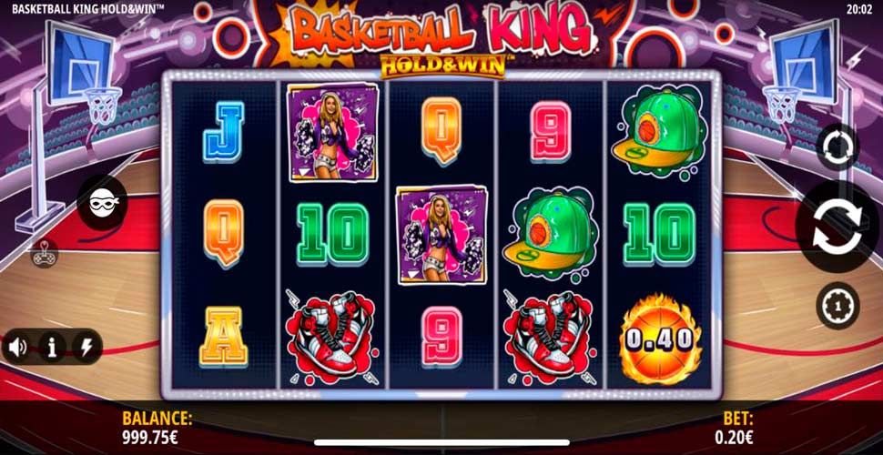 Basketball King Hold and Win slot mobile