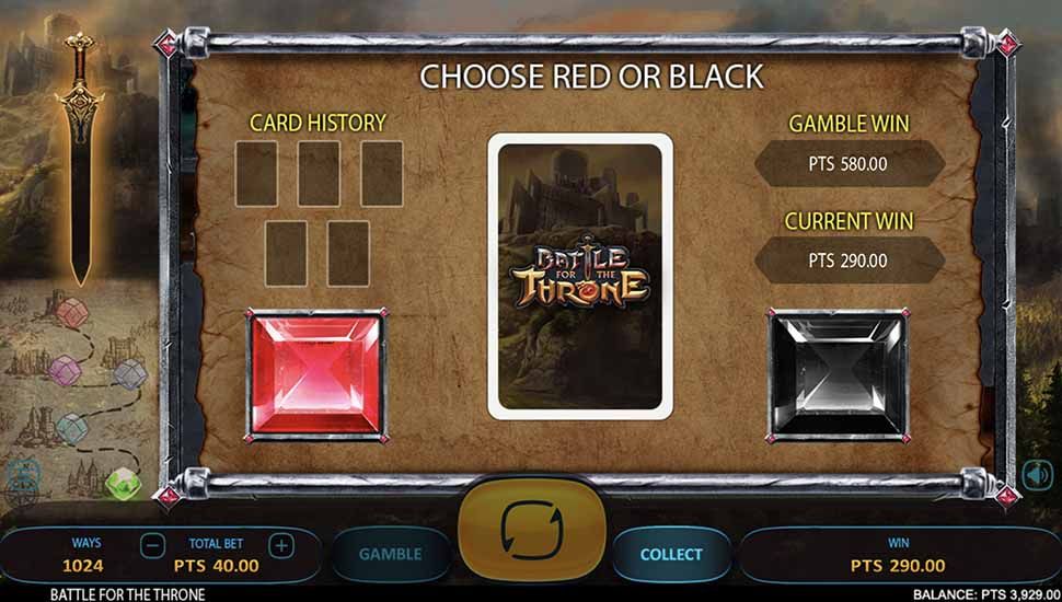Battle for the Throne slot gamble