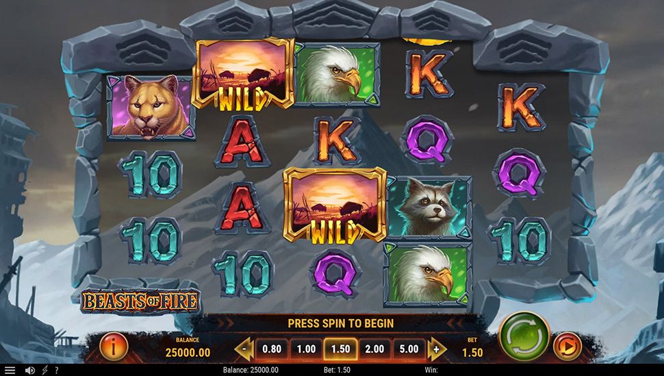 Beasts of Fire Slot preview