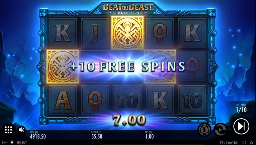Beat the Beast: Kraken’s Lair Slot - Free Spins