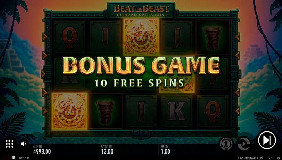 Beat the Beast: Quetzalcoatl’s Trial slot - Free spins