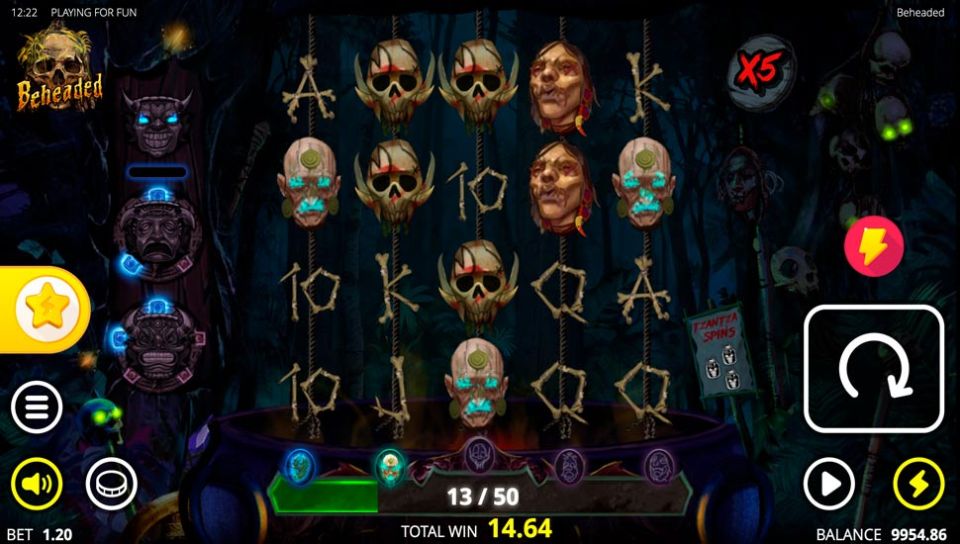 Beheaded slot Progression Bar