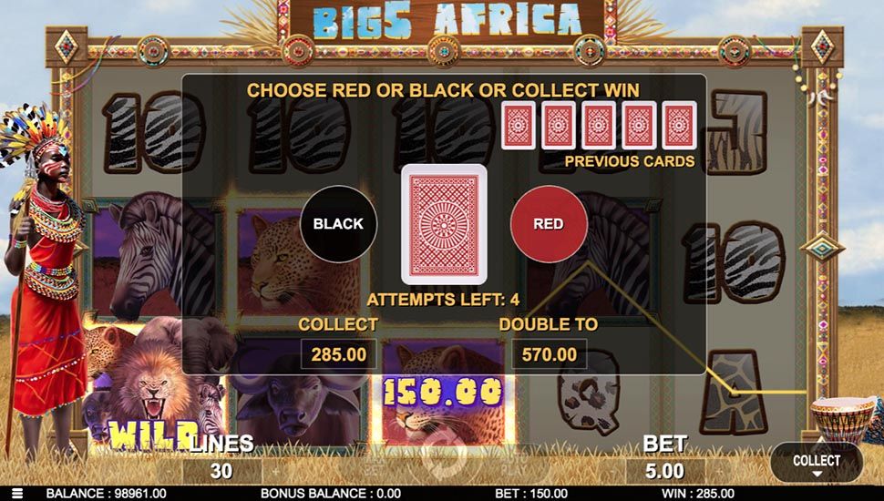 Big 5 Africa slot machine