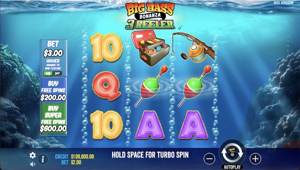 Big Bass Bonanza 3 Reeler slot Gameplay