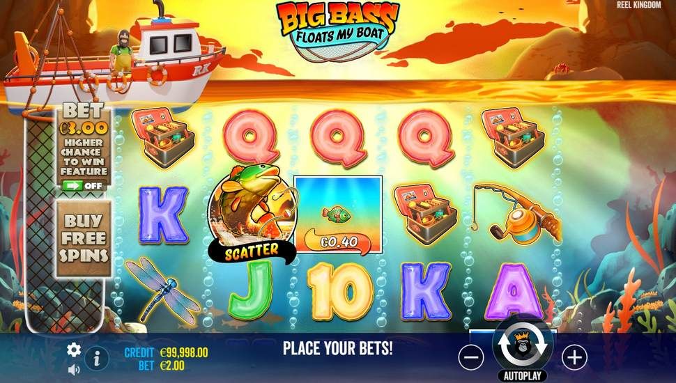 Big Bass Floats my Boat slot gameplay