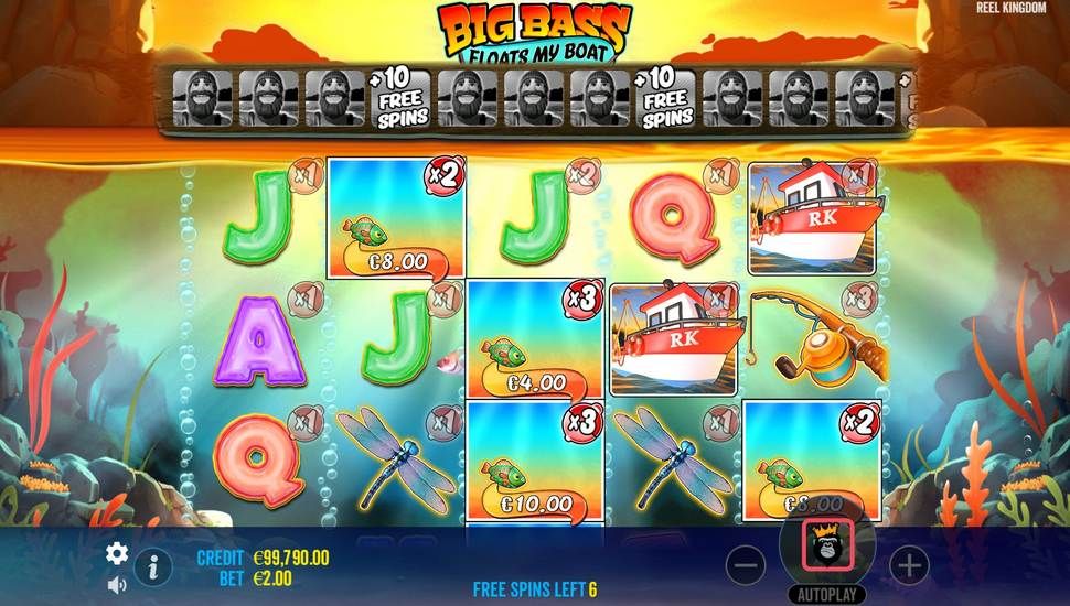 Big Bass Floats My Boat slot position multiplier