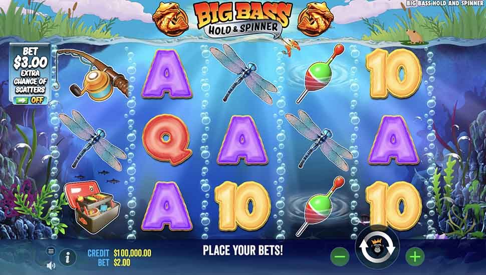 Big Bass Hold & Spinner slot gameplay