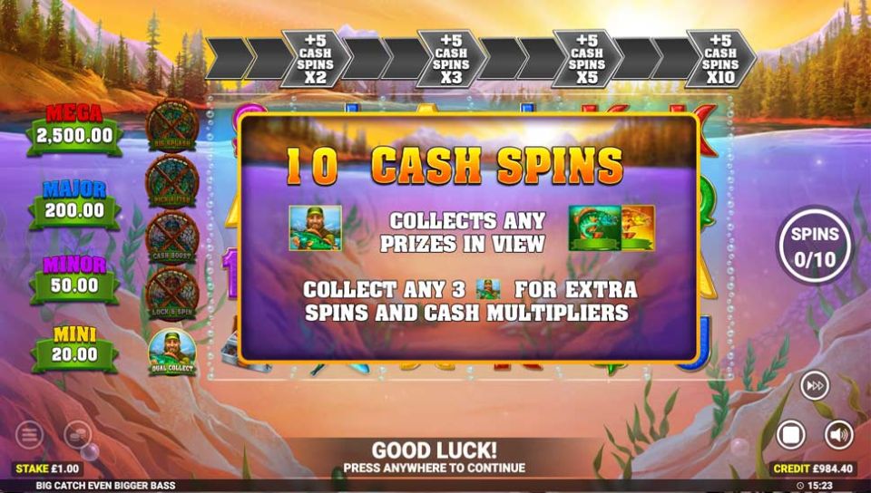 Big Catch Even Bigger Bass slot Cash Spins