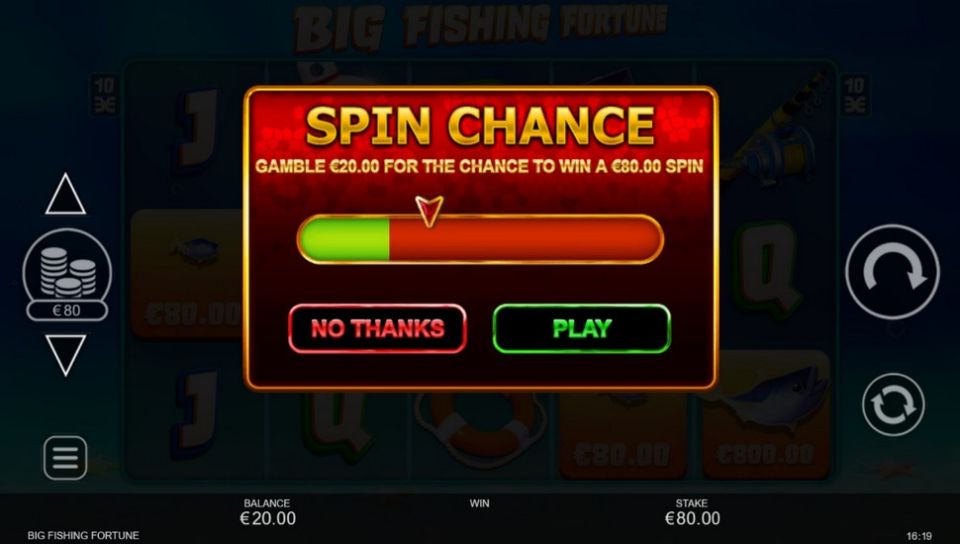 Big Fishing Fortune Slot Spin Chance