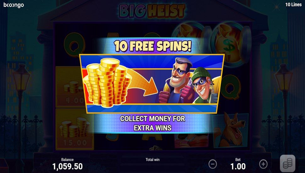 Big Heist Slot - Free Spins