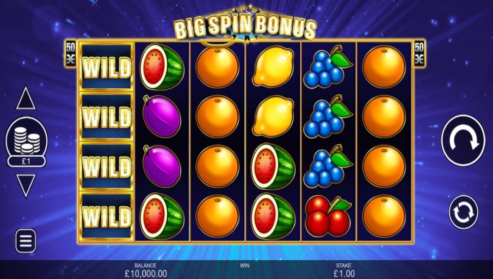 Big Spin Bonus Slot by Inspired preview