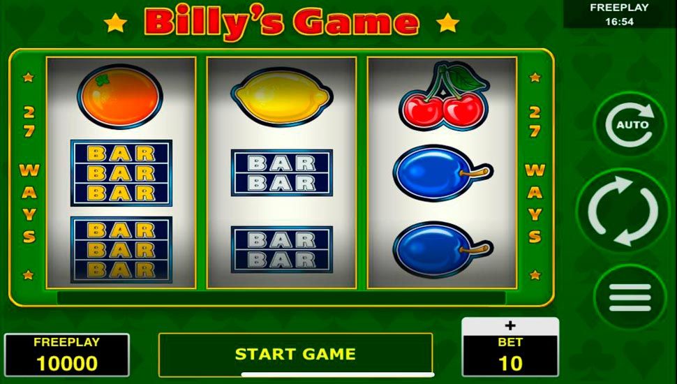 Billy’s Game slot mobile