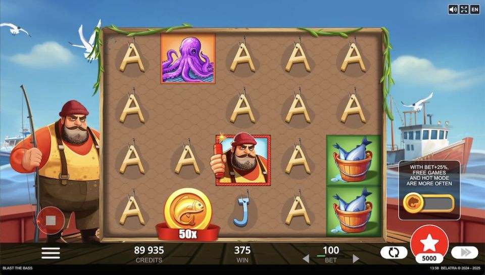 Blast the Bass slot Fish Coin