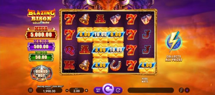 Blazing Bison Gold Blitz (Fortune Factory) Slot Review | Demo & FREE Play