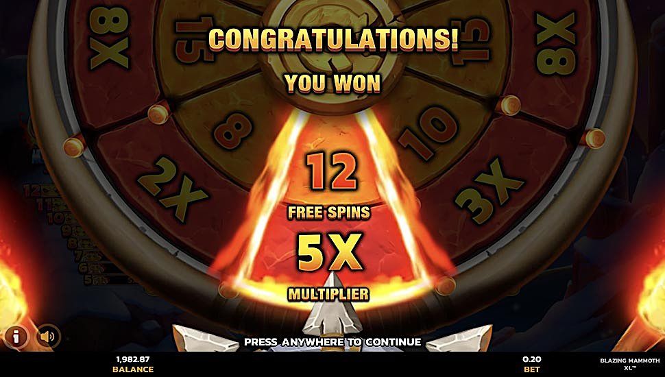 Blazing Mammoth XL™ SwiftHits slot free spins