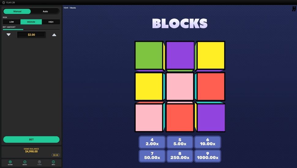 Blocks instant game gameplay