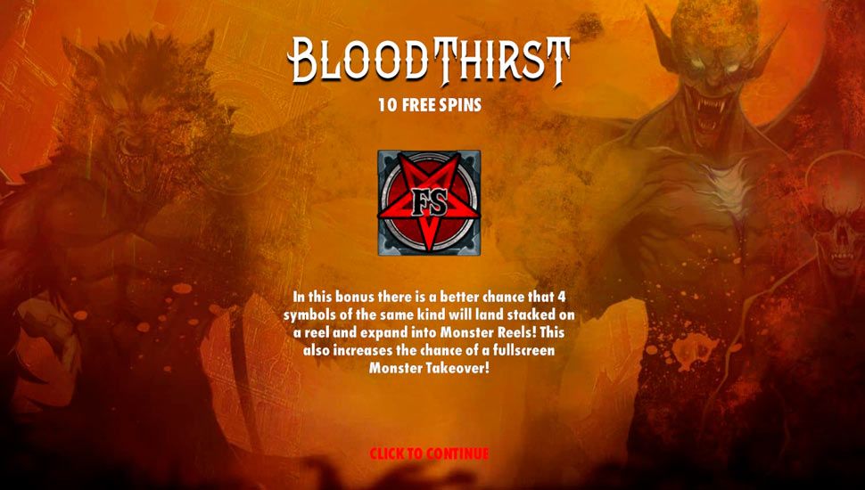 Bloodthirst slot Immortals