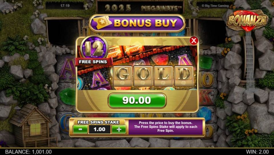 Bonanza Megaways slot Bonus Buy