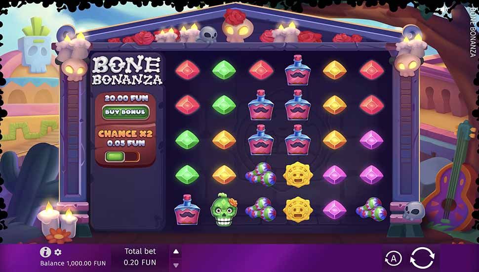Bone Bonanza slot gameplay