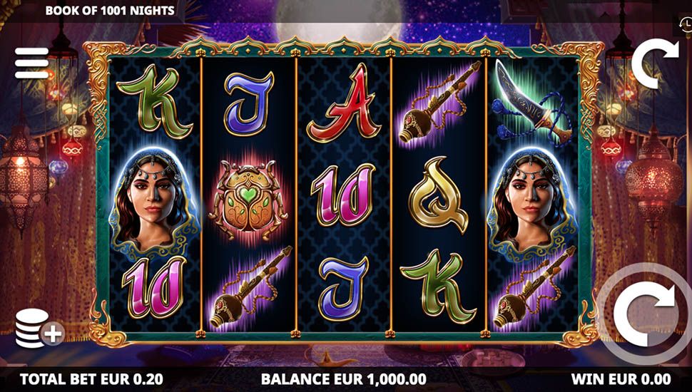 Book of 1001 Nights slot preview