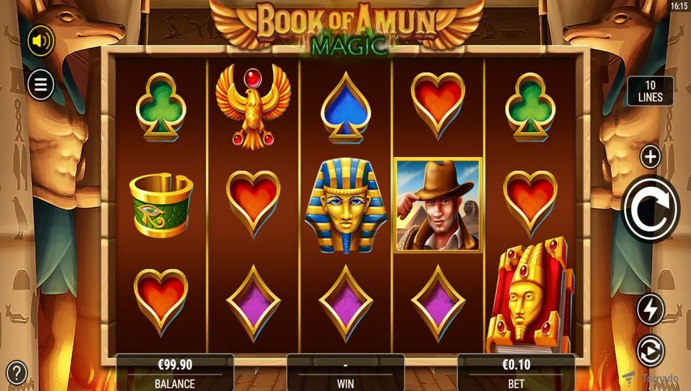 Book of Amun Magic slot gameplay