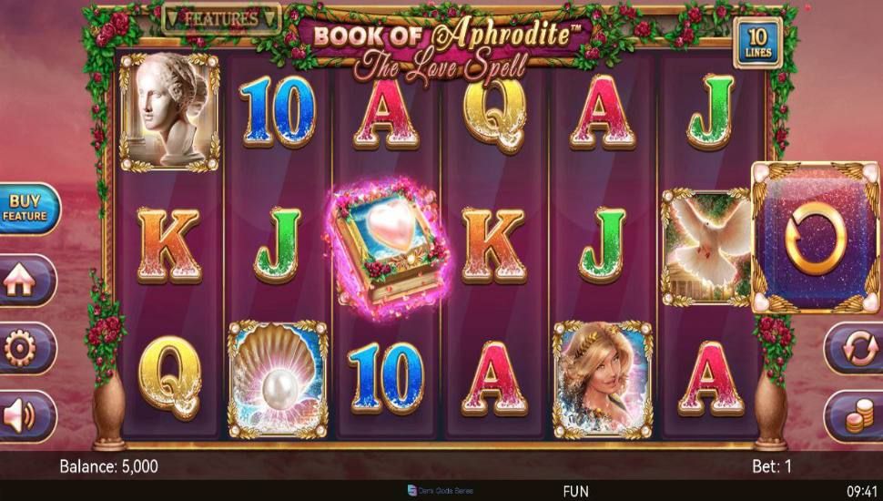 Book of Aphrodite The Love Spell slot mobile