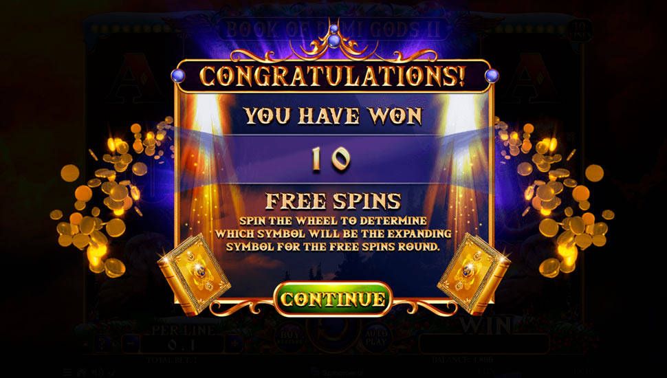 Book of Demi Gods 2 Christmas Edition slot Free Spins Feature