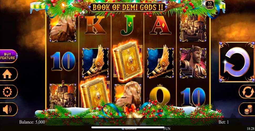 Book of Demi Gods 2 Christmas Edition slot mobile