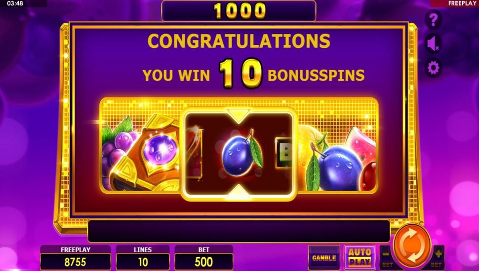 Book of Fruits 10 Slot - Free Spins