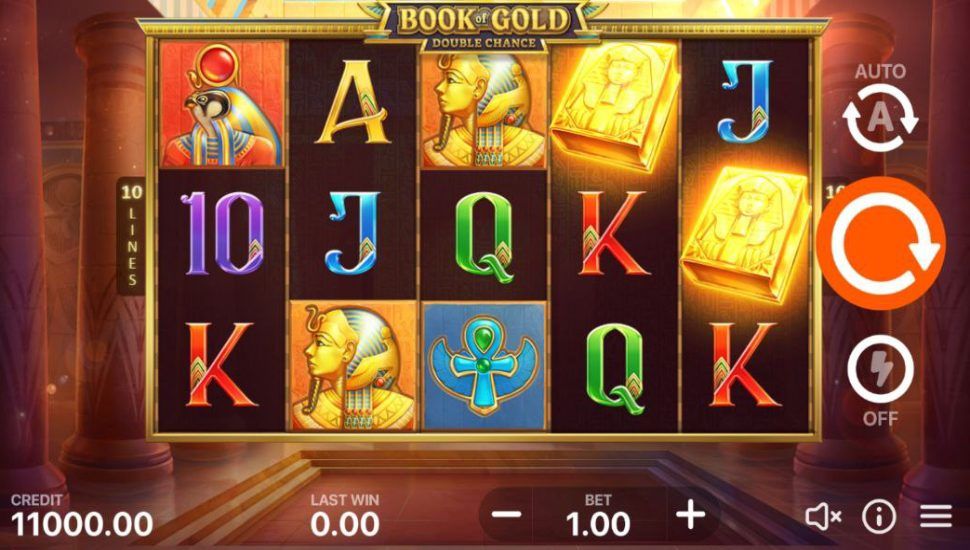 Book of Gold: Double Chance slot mobile