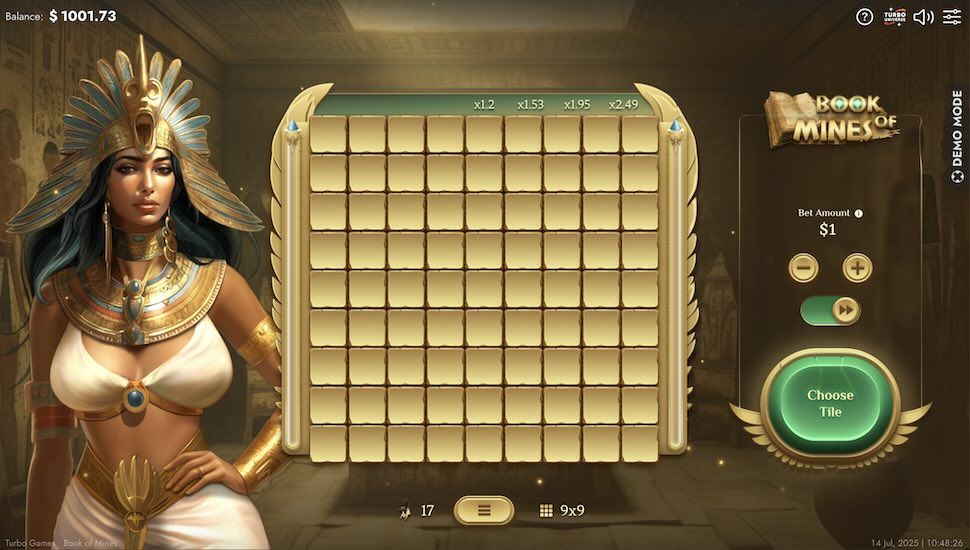 Book of Mines slot Gameplay