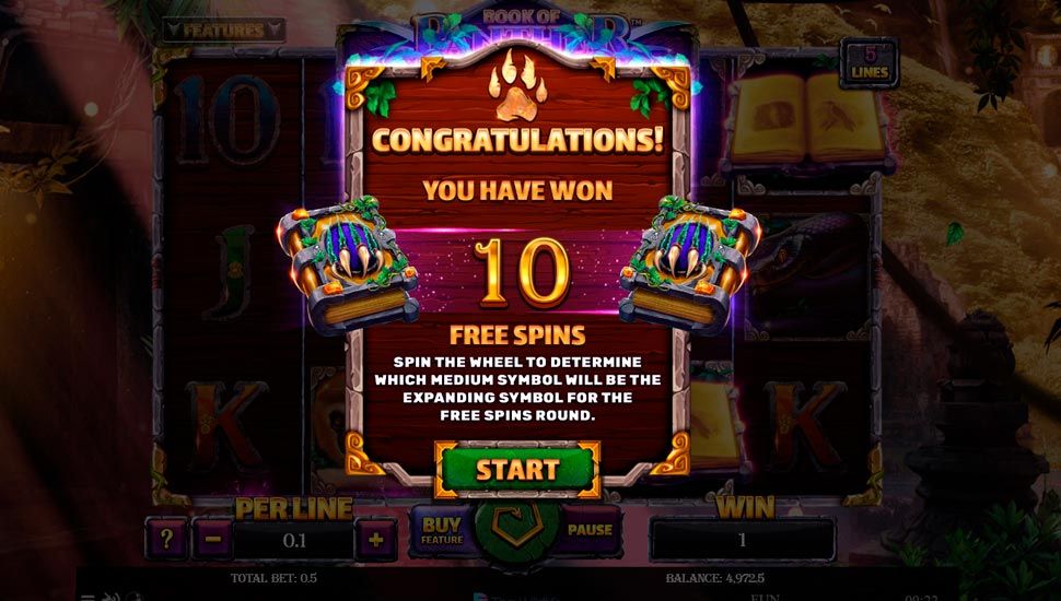 Book of panther wild dawn slot Free Spins