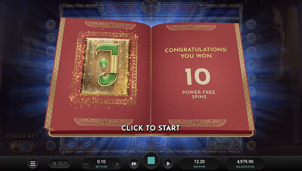 Book of Power slot Power Free Spins