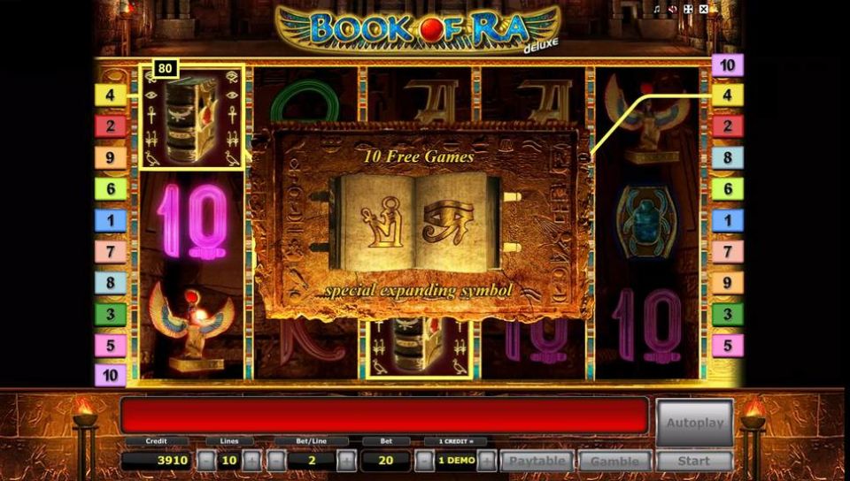 Book of Ra Deluxe slot Free Spins