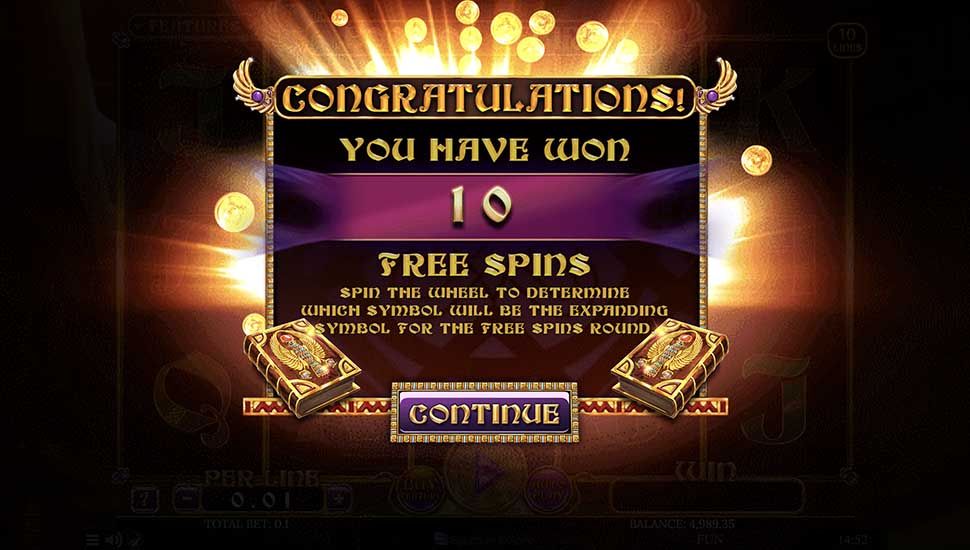 Book Of Rebirth slot free spins
