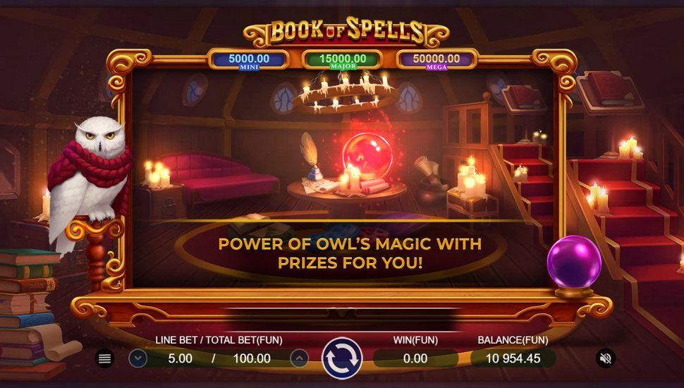 Book of Spells slot Bonus game