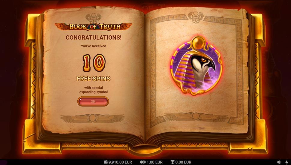 Book of truth slot Free Spins