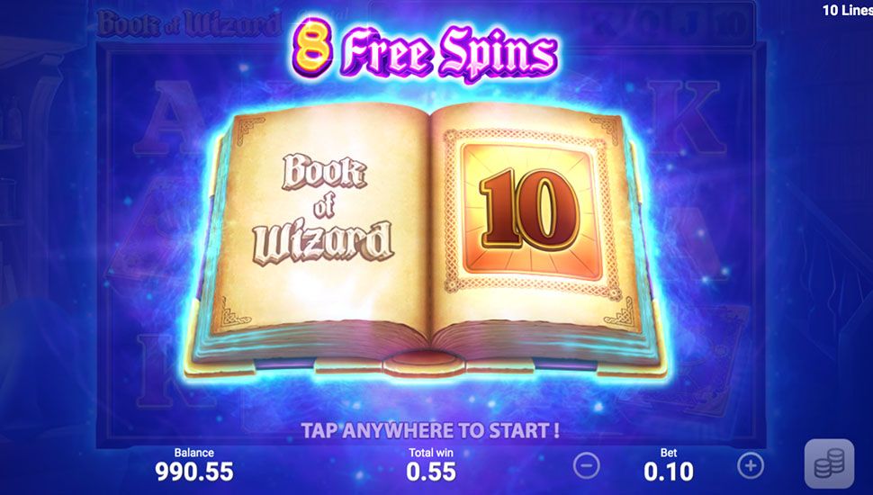Book of Wizard Crystal Chance slot machine