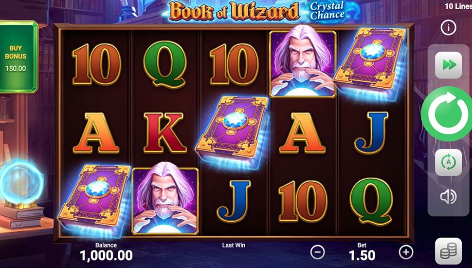 Book of Wizard Crystal Chance slot preview
