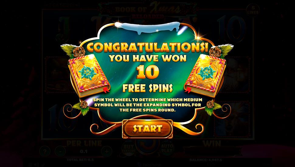 Book of Xmas Reloaded slot Free Spins