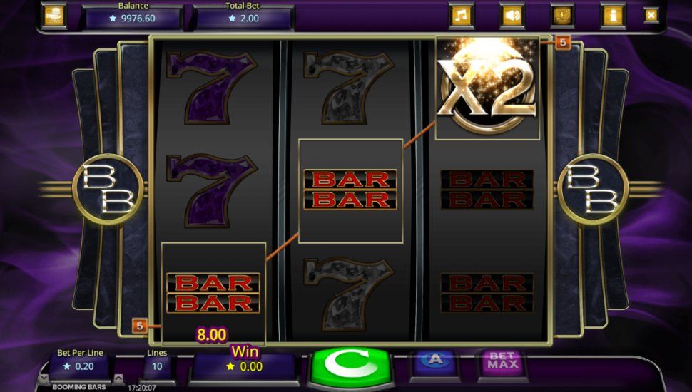 Booming bars slot - feature