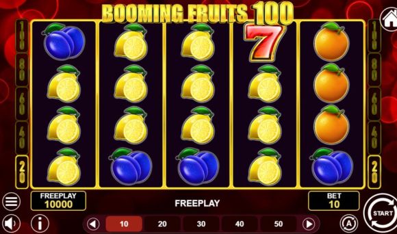 Booming Fruits 100