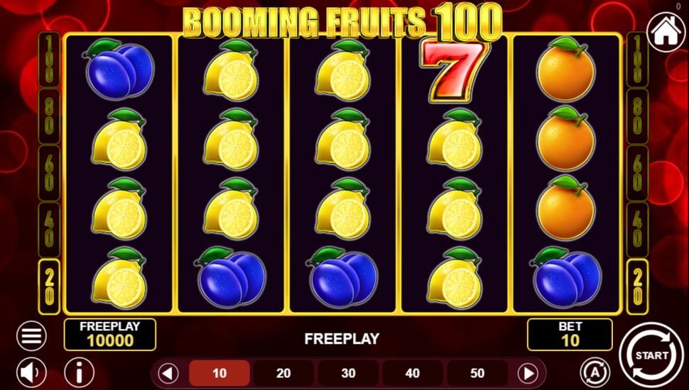 Booming Fruits 100