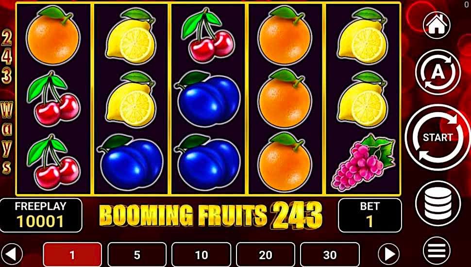 Booming Fruits 243 slot mobile